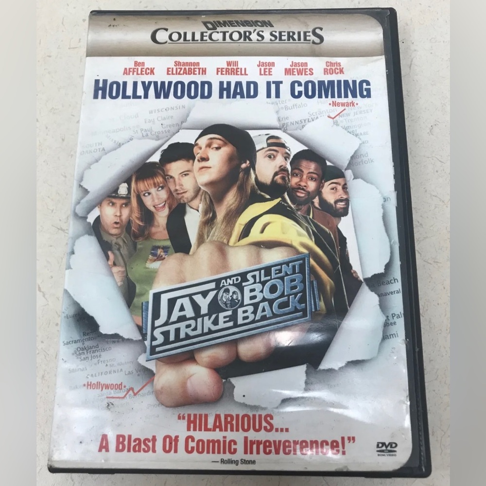 Collectors Series Jay And Silent Bob Strike Back DVD Used Great Condition